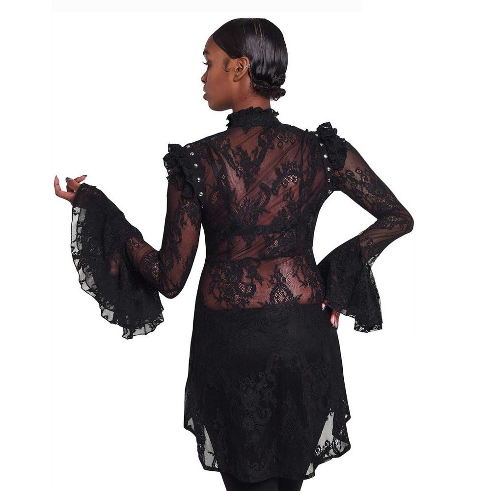 RARE!!! Sold out online! She’s Wicked Lace Blouse KILLSTAR New With Tags! - Picture 2 of 5